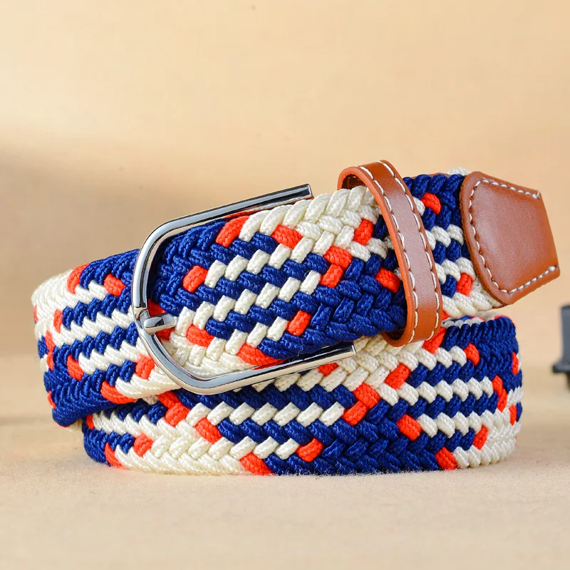 High Quality Men/Women Canvas Pin Buckle Belts Casual Elastic Waistband Braided Jeans 60tpyes 3.3cm in Width 107-110cm Length
High Quality Men/Women Canvas Pin Buckle Belts Casual Elastic Waistband Braided Jeans 60tpyes 3.3cm in Width 107-110cm Length