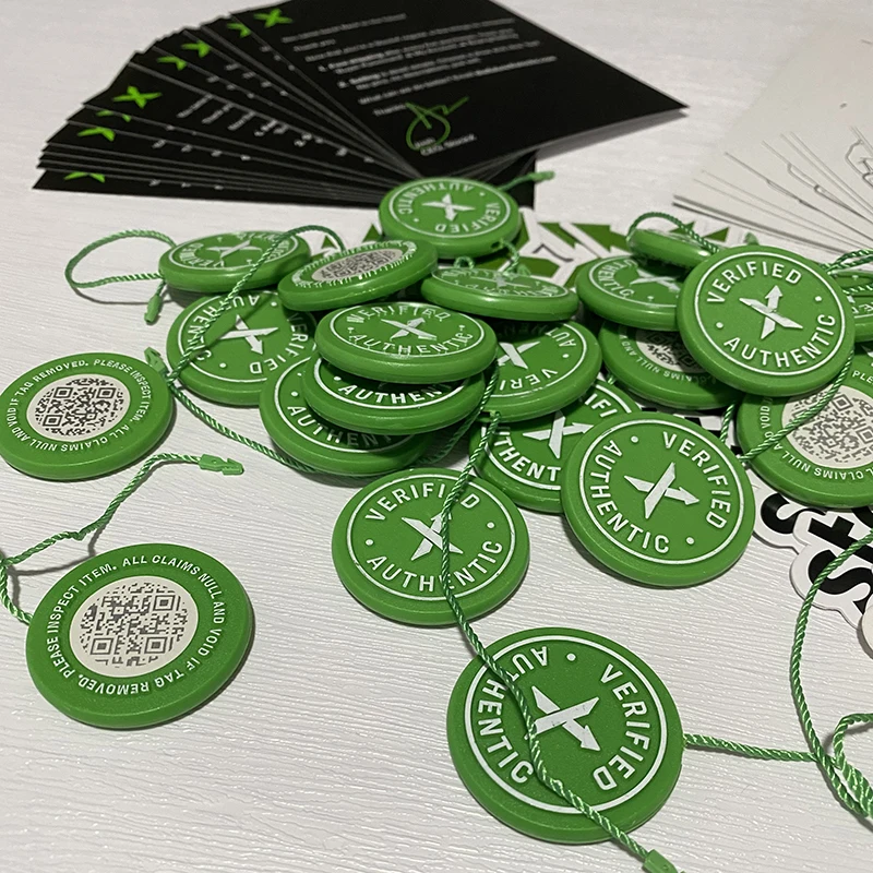 5sets/Lot 2020 StockX Tag Green Circular Tag Rcode Stickers Flyer Plastic Shoe Buckle Verified X Authentic Tag
5sets/Lot 2020 StockX Tag Green Circular Tag Rcode Stickers Flyer Plastic Shoe Buckle Verified X Authentic Tag