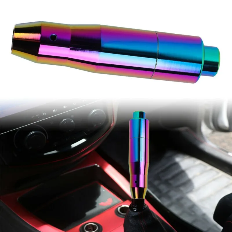Universal Aluminum Automatic Stick Gear Shift Knob Push Down Button Shifter Neo Chrome Car Interior Parts
Universal Aluminum Automatic Stick Gear Shift Knob Push Down Button Shifter Neo Chrome Car Interior Parts
