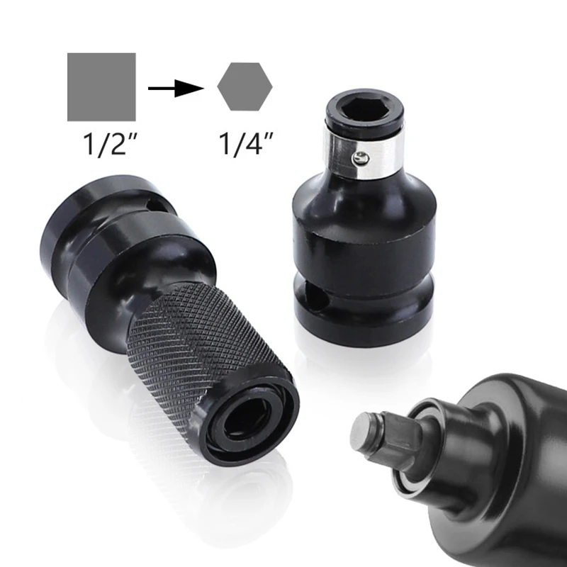 1Set Steel 1/2Inch Square to 1/4Inch Hex Ratchet Socket Wrench Socket Adapter Spanner Set Drive Converter Impact Tool
1Set Steel 1/2Inch Square to 1/4Inch Hex Ratchet Socket Wrench Socket Adapter Spanner Set Drive Converter Impact Tool