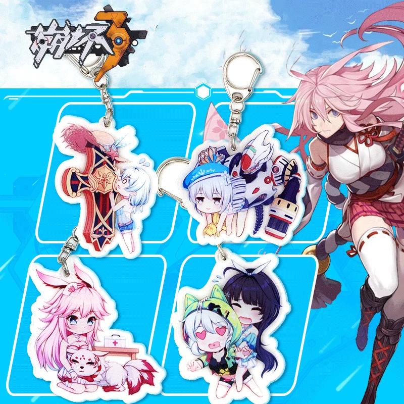 Honkai Impact Keychain Anime Game Player Figure Yae Sakura Valkyria Double Sided Acrylic Keyring Bag Car Desk Decor Pendant
Honkai Impact Keychain Anime Game Player Figure Yae Sakura Valkyria Double Sided Acrylic Keyring Bag Car Desk Decor Pendant