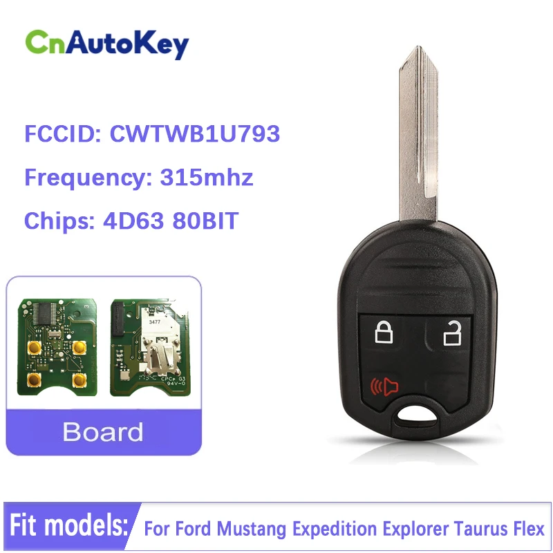 CN018020 Aftermarket For Ford Mustang Expedition Explorer Taurus Flex 315MHZ ID63-80bit Chip CWTWB1U7933 Button Remote Car Key
CN018020 Aftermarket For Ford Mustang Expedition Explorer Taurus Flex 315MHZ ID63-80bit Chip CWTWB1U7933 Button Remote Car Key