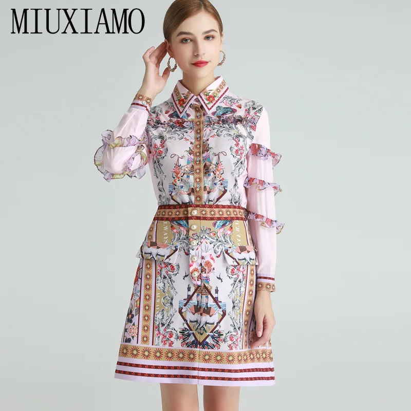 MIUXIMAO 2021 весна лето новейший сексуальный воротник прозрачный кружевной с длинным рукавом Лолита рубашка с принтом юбка костюм из двух часте...
MIUXIMAO 2021 весна лето новейший сексуальный воротник прозрачный кружевной с длинным рукавом Лолита рубашка с принтом юбка костюм из двух часте...