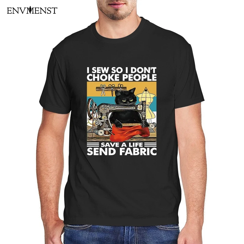 Vintage tshirt men I Sew So I Don't Choke People Save Life Send Fabric Funny Shirt Cotton Men's T Shirt Harajuku Tee Streetwear
Vintage tshirt men I Sew So I Don't Choke People Save Life Send Fabric Funny Shirt Cotton Men's T Shirt Harajuku Tee Streetwear