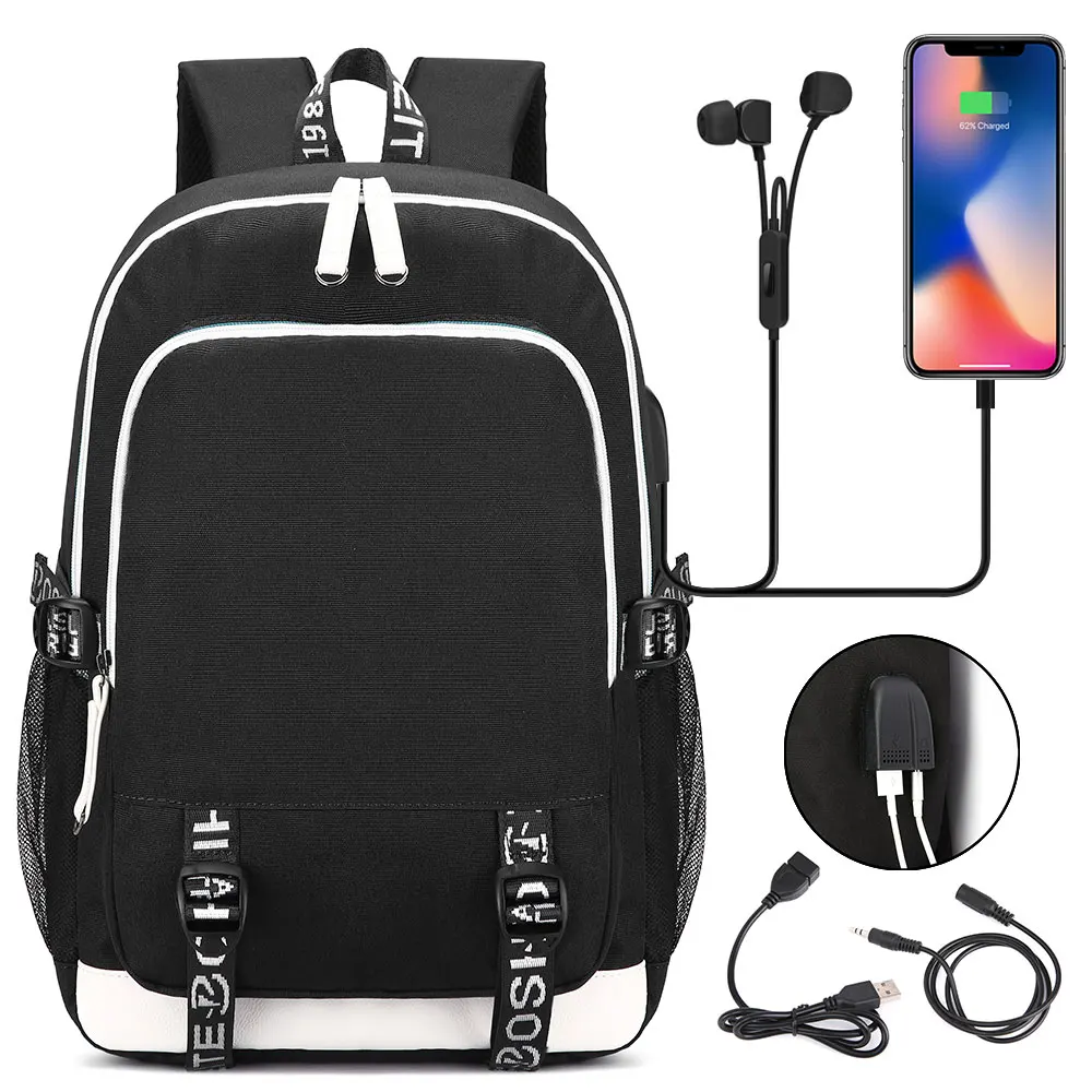 New Fashion Korean USB Boy Girl Kids Book School Bags Teenagers Student Women Men Laptop Travel Backpack
New Fashion Korean USB Boy Girl Kids Book School Bags Teenagers Student Women Men Laptop Travel Backpack