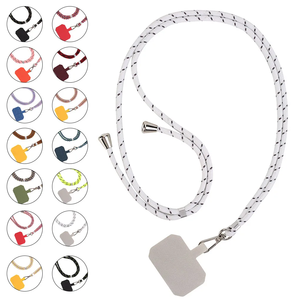 New Universal Crossbody Patch Phone Lanyards Mobile Phone Strap Lanyard 9 Colors Soft Rope for Cell Phone Hanging Cord
New Universal Crossbody Patch Phone Lanyards Mobile Phone Strap Lanyard 9 Colors Soft Rope for Cell Phone Hanging Cord