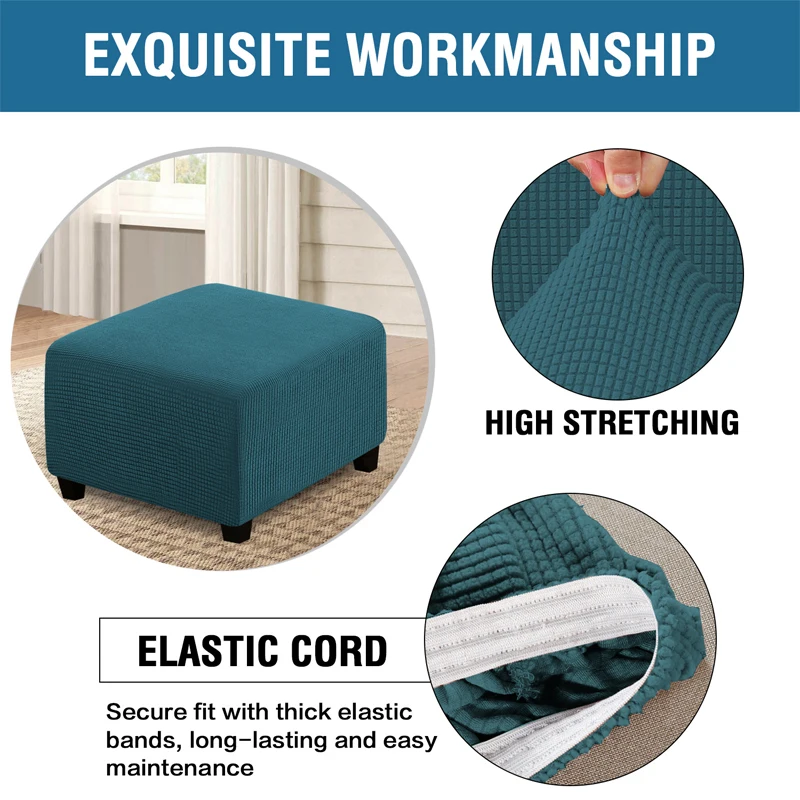 Ottoman Stool Cover Slipcover Furniture Protector Covers Jacquard Elastic Square Footstool Sofa Slipcover Chair Covers
Ottoman Stool Cover Slipcover Furniture Protector Covers Jacquard Elastic Square Footstool Sofa Slipcover Chair Covers
