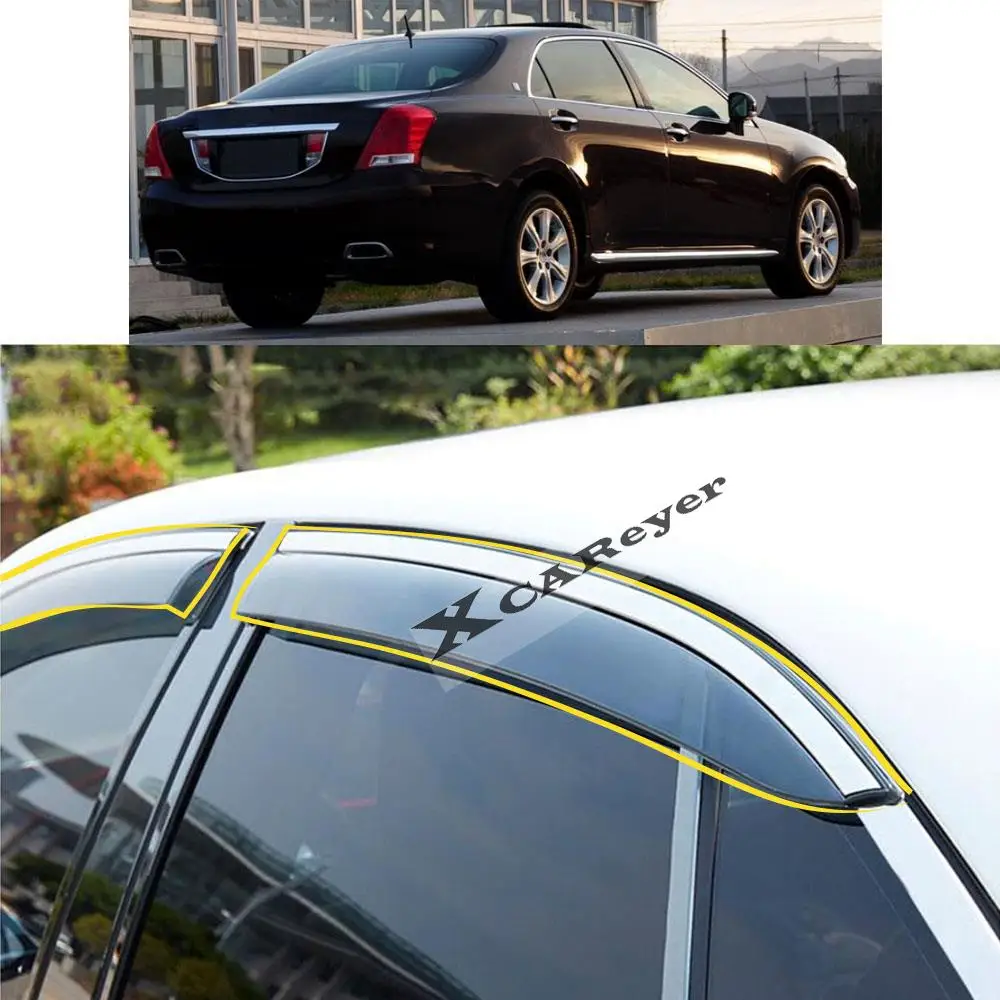 Стикер для кузова TOYOTA Crown 13-го поколения 2010 2011 2012 2013 пластиковый ветрозащитный козырек от дождя/солнца
Стикер для кузова TOYOTA Crown 13-го поколения 2010 2011 2012 2013 пластиковый ветрозащитный козырек от дождя/солнца