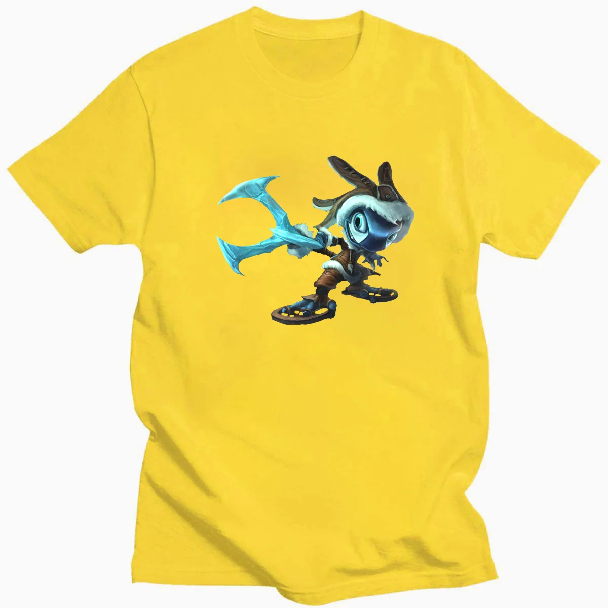 Summer Fashion Game Style The Tundra Hunter Fitz Skin LOL Art Print T-shirts Casual Short Sleeve O-neck Cotton Top Tees For Fans
Summer Fashion Game Style The Tundra Hunter Fitz Skin LOL Art Print T-shirts Casual Short Sleeve O-neck Cotton Top Tees For Fans