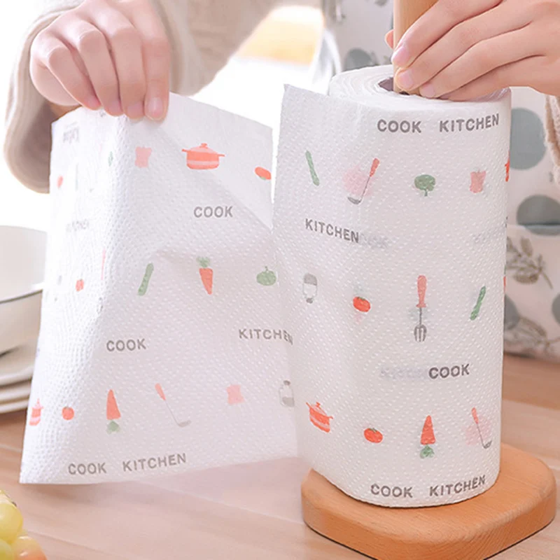 Disposable Kitchen Tissue Water-absorbing Oil-absorbing Paper Towel Wet Dry Use Printed for Home MH88
Disposable Kitchen Tissue Water-absorbing Oil-absorbing Paper Towel Wet Dry Use Printed for Home MH88