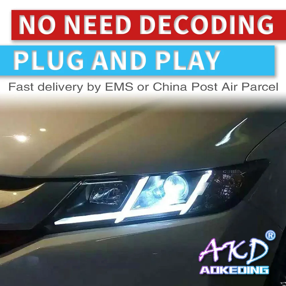 AKD Car Styling Headlights for Honda CITY 2015-2017 LED Headlight DRL Head Lamp Led Projector Automotive Accessories
AKD Car Styling Headlights for Honda CITY 2015-2017 LED Headlight DRL Head Lamp Led Projector Automotive Accessories