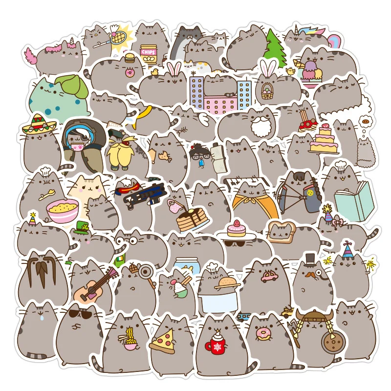 100PCS Cute Cartoon Fat Cats Kawaii Fun Anime Stickers for Children Kid Mobile Phone Laptop Skateboard Stationery Diary Stickers
100PCS Cute Cartoon Fat Cats Kawaii Fun Anime Stickers for Children Kid Mobile Phone Laptop Skateboard Stationery Diary Stickers