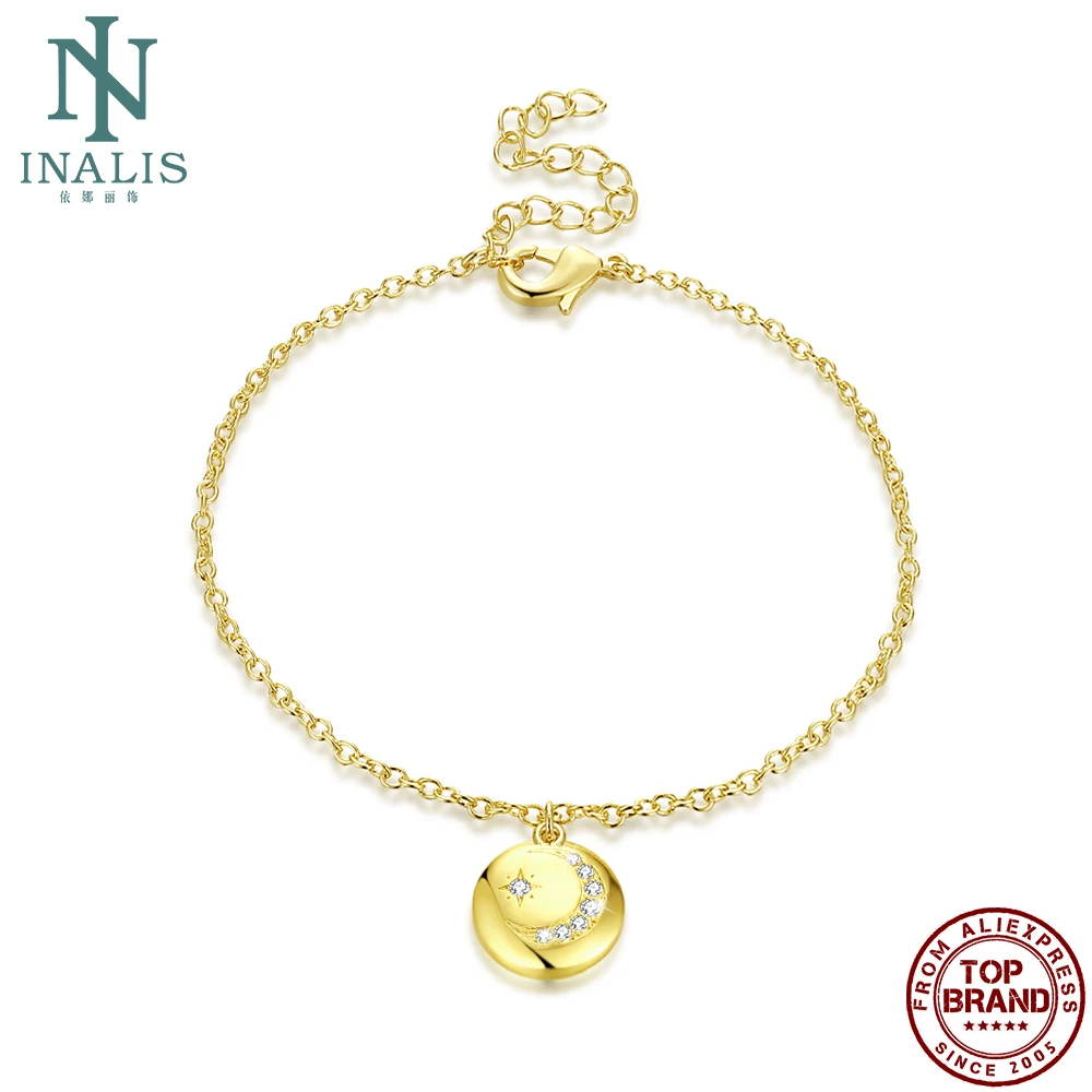INALIS Gold Color Bracelet Circle Shape Stars And Moon Bracelets For Women Trendy Festival Engagement Gift Jewelry Bijoux New
INALIS Gold Color Bracelet Circle Shape Stars And Moon Bracelets For Women Trendy Festival Engagement Gift Jewelry Bijoux New
