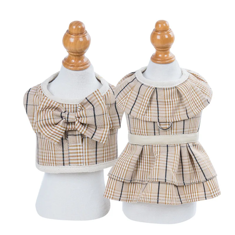 2021New Dog Harness Elegant Comfortable Breathable Pet Dress Collar For Small Dogs Fashion Lovers Vest Dog Harness and Leash Set
2021New Dog Harness Elegant Comfortable Breathable Pet Dress Collar For Small Dogs Fashion Lovers Vest Dog Harness and Leash Set