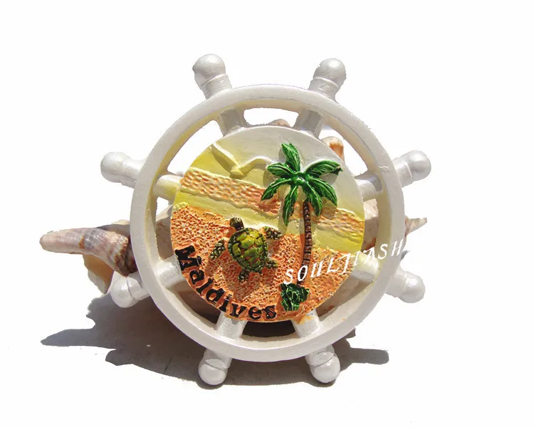 Maldives souvenir sea turtle creative gift resin helmsman fridge magnet
Maldives souvenir sea turtle creative gift resin helmsman fridge magnet