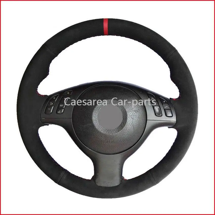Custom Made DIY Anti Slip Black Suede Hand stitched Car Steering Wheel Cover for BMW E46 E39 330i 540i
Custom Made DIY Anti Slip Black Suede Hand stitched Car Steering Wheel Cover for BMW E46 E39 330i 540i