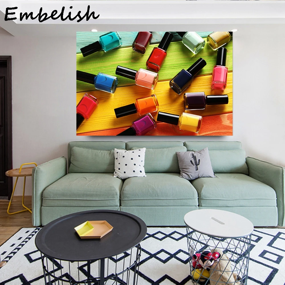 1 Pieces Colorful Nail Polish Wall Pictures For Wash Room HD Canvas Oil Painting Home Decor Art Posters For Living Room
1 Pieces Colorful Nail Polish Wall Pictures For Wash Room HD Canvas Oil Painting Home Decor Art Posters For Living Room