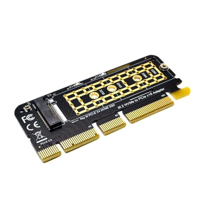 Конвертер M.2 NVMe SSD/PCI-E x16, NGFF M-Key M.2, PCI-Express, x4, x8, x16, адаптер жесткого диска
Конвертер M.2 NVMe SSD/PCI-E x16, NGFF M-Key M.2, PCI-Express, x4, x8, x16, адаптер жесткого диска