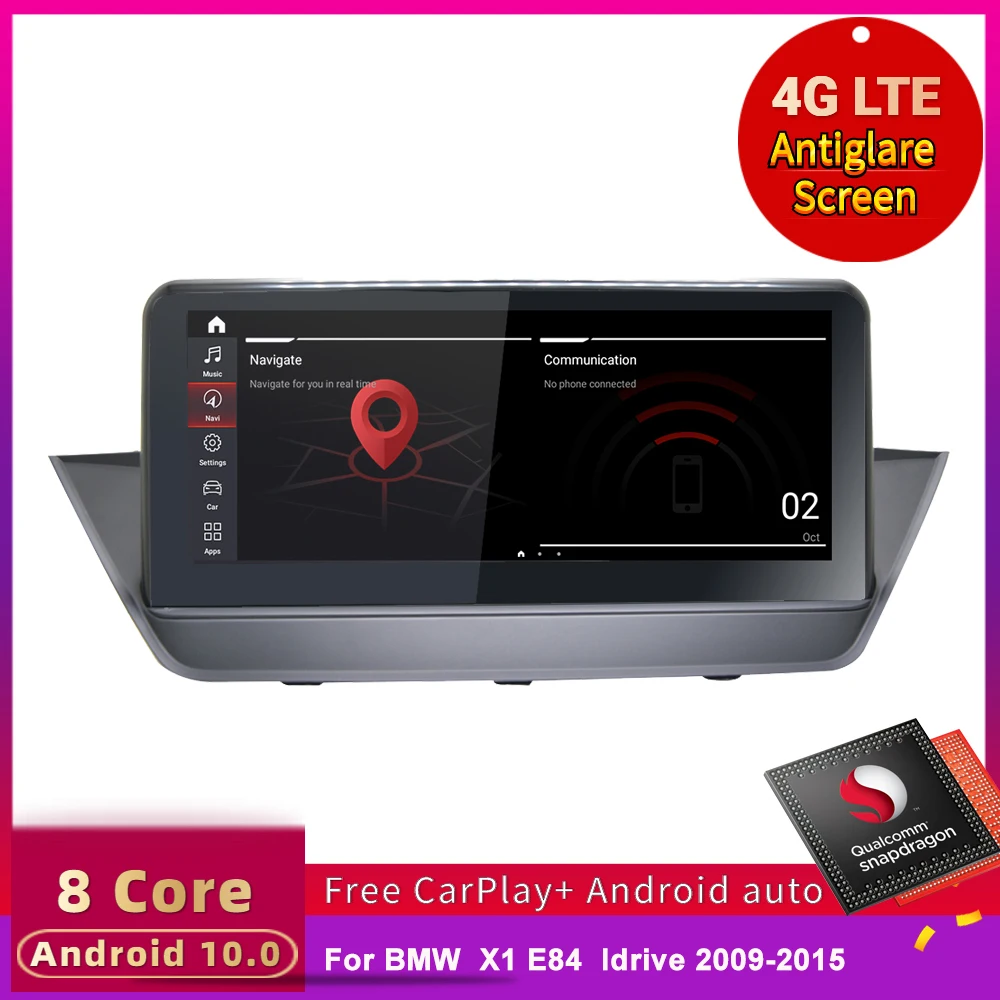 Синий антибликовый Android 10 0 4 + 64G Автомобильный мультимедийный плеер dvd Авто Аудио