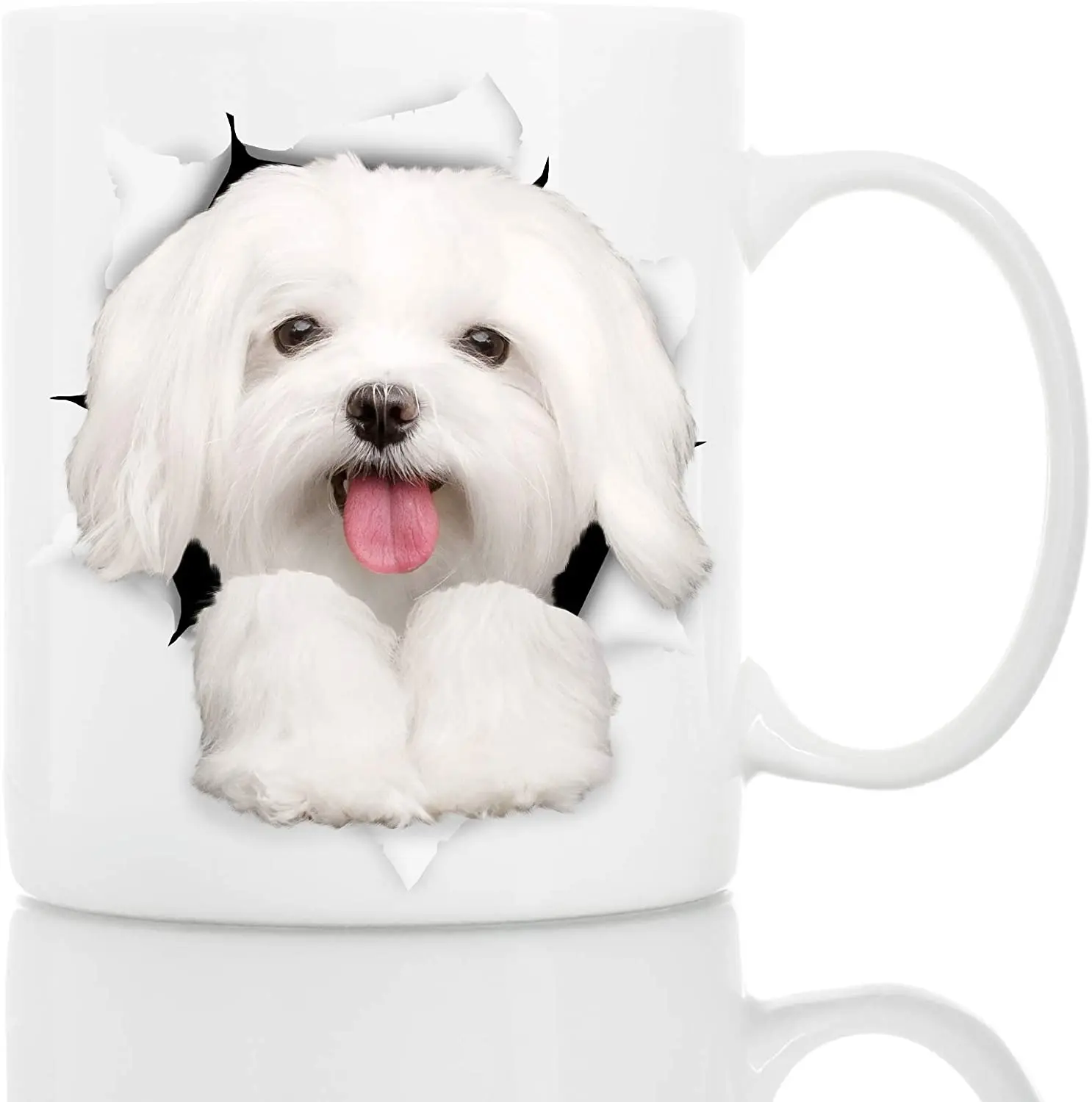 

Funny Maltese Dog Mug Perfect Dog Lover Gift Cute Novelty Coffee Mug Present Great Surprise for Friend Ceramic Coffee Mug 11oz