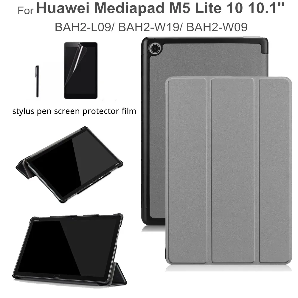 Магнитный чехол для Huawei MediaPad M5 lite 10 с откидной крышкой и подставкой huawei m5 1 дюйма +