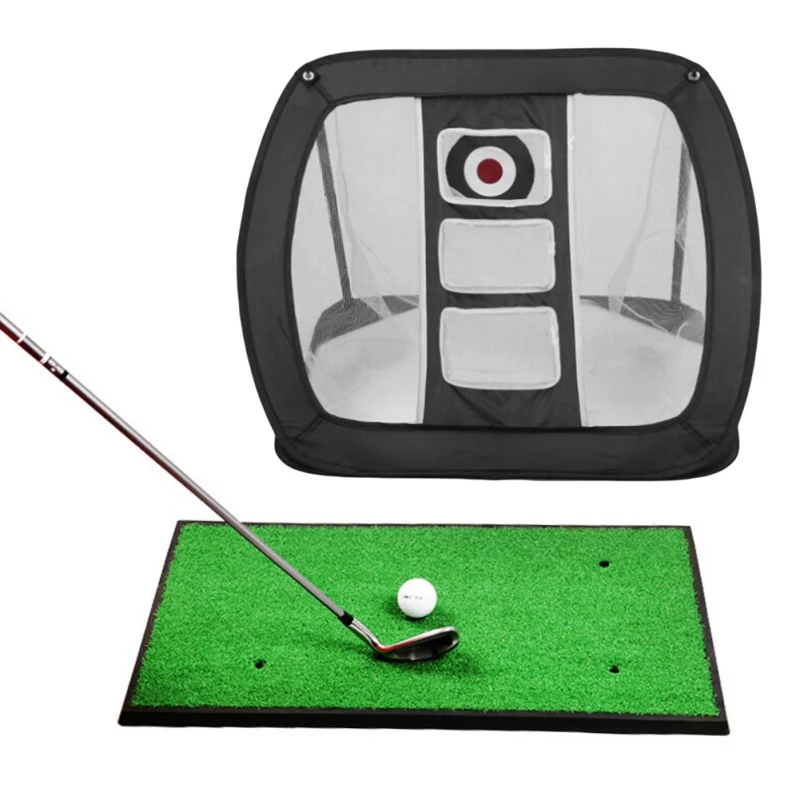 

Golf Chipping Golf Practice Network Launching Portable Golf Cages Golf Practice Net Indoor Outdoor./