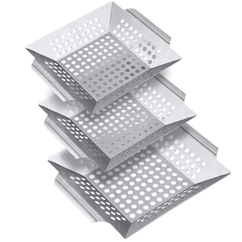 Stainless Steel Barbecue Basket, Suitable for Outdoor Barbecue-Kabob Barbecue Basket Barbecue Basket
Stainless Steel Barbecue Basket, Suitable for Outdoor Barbecue-Kabob Barbecue Basket Barbecue Basket