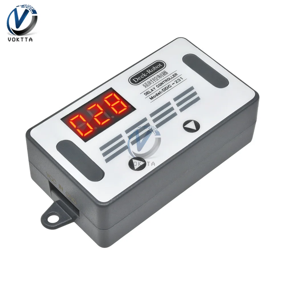 Фото DC 12V реле задержки таймера DDC 431 332 331 231 времени задержка переключения светодиодный