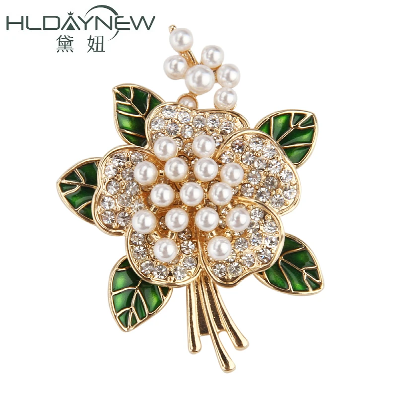 Leaf Pearls Crystals Flower Brooches For Women Gold Color Palace Vintage Baroque Ornaments Sweater Suit Dress Accessories Pins
Leaf Pearls Crystals Flower Brooches For Women Gold Color Palace Vintage Baroque Ornaments Sweater Suit Dress Accessories Pins