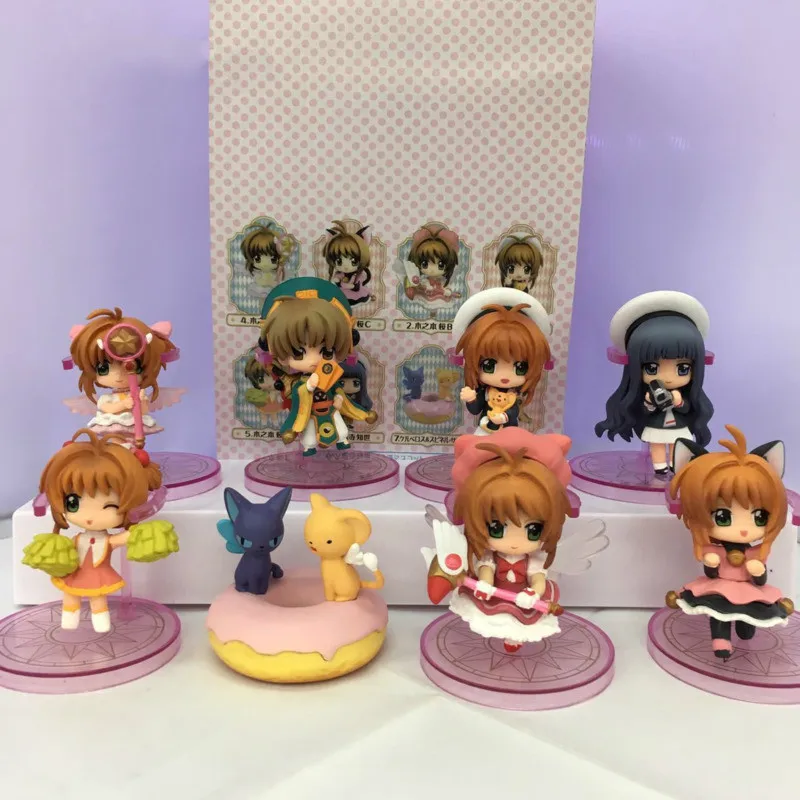 8pcs/set Q Version Sakura PVC Action Figures Anime Card Captor Model Toys Magic Girl Figure Toys Sakura Models Kids Gifts
8pcs/set Q Version Sakura PVC Action Figures Anime Card Captor Model Toys Magic Girl Figure Toys Sakura Models Kids Gifts
