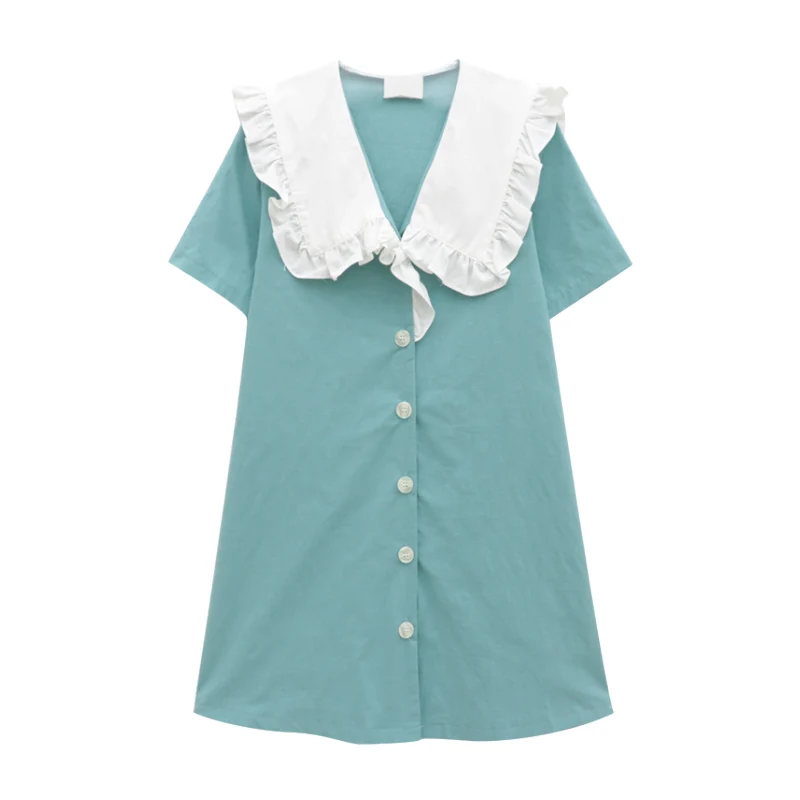 2021 Summer New Dress Women's Short French First Love Small Fresh Sweet Doll Collar Pullover Dress Harajuku Dress Party Dress
2021 Summer New Dress Women's Short French First Love Small Fresh Sweet Doll Collar Pullover Dress Harajuku Dress Party Dress