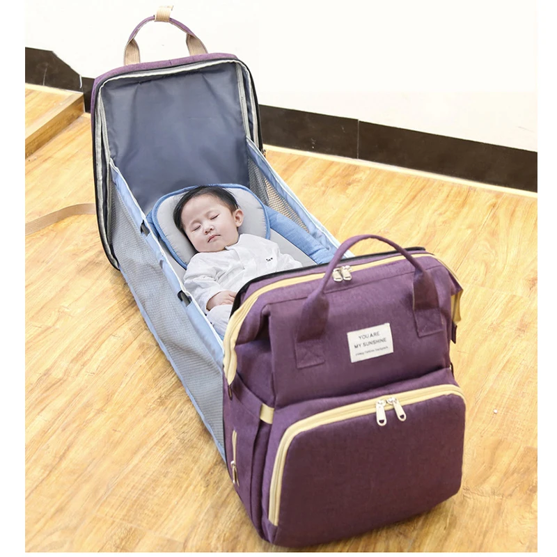Organizer Bags Backpack Diaper Portable Folding Crib Mummy Bag Light and Large Capacity Casual Double Shoulder Maternal Baby Bag
Organizer Bags Backpack Diaper Portable Folding Crib Mummy Bag Light and Large Capacity Casual Double Shoulder Maternal Baby Bag