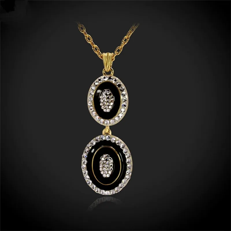 Vintage Black Necklace For Women Stainless Steel Gold Color Long Round Pendant Necklace Choker Boho Jewelry Collier
Vintage Black Necklace For Women Stainless Steel Gold Color Long Round Pendant Necklace Choker Boho Jewelry Collier