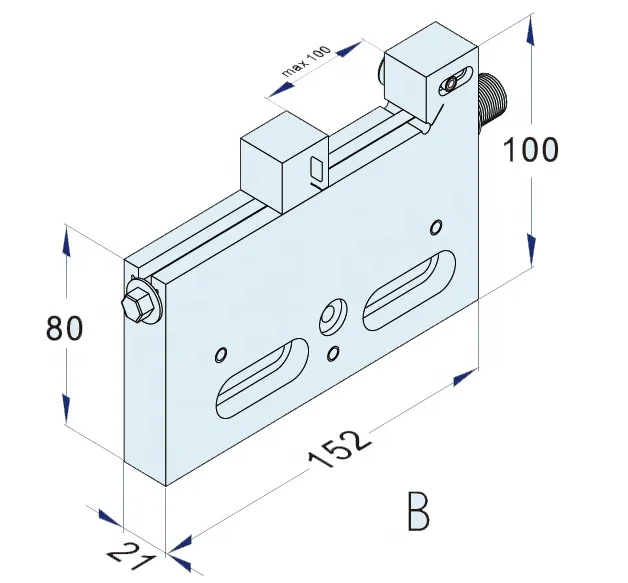 high speed wire edm SUS440 made steel wire cut edm workholding of power walking wire clamp vise
high speed wire edm SUS440 made steel wire cut edm workholding of power walking wire clamp vise