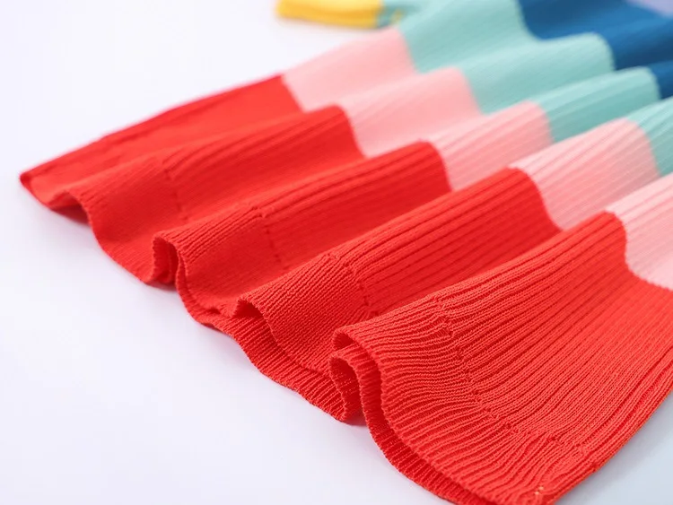 2021 Summer Super Crop Tops Women T-Shirts Colorful Rainbow Knit O-Neck Casual Fashion Streetwear Slim Harajuku Korean Clothes
2021 Summer Super Crop Tops Women T-Shirts Colorful Rainbow Knit O-Neck Casual Fashion Streetwear Slim Harajuku Korean Clothes