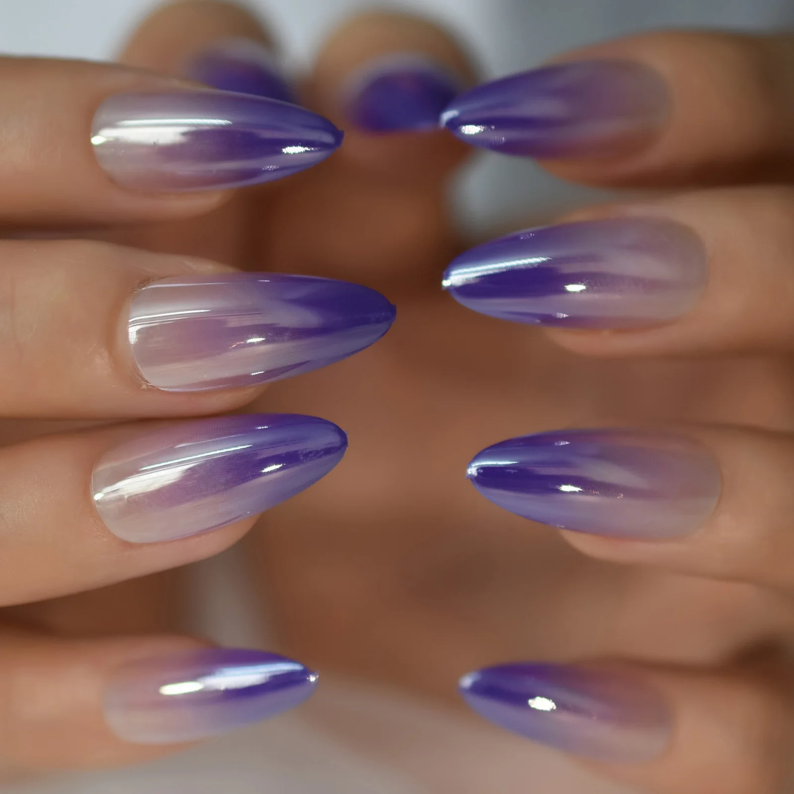 Pre-designs Oct. New Press On Nail Acrylic Fingernail Tips Blue Fadeing Nail Almond Medium False Nails Reusable Nails Putty
Pre-designs Oct. New Press On Nail Acrylic Fingernail Tips Blue Fadeing Nail Almond Medium False Nails Reusable Nails Putty