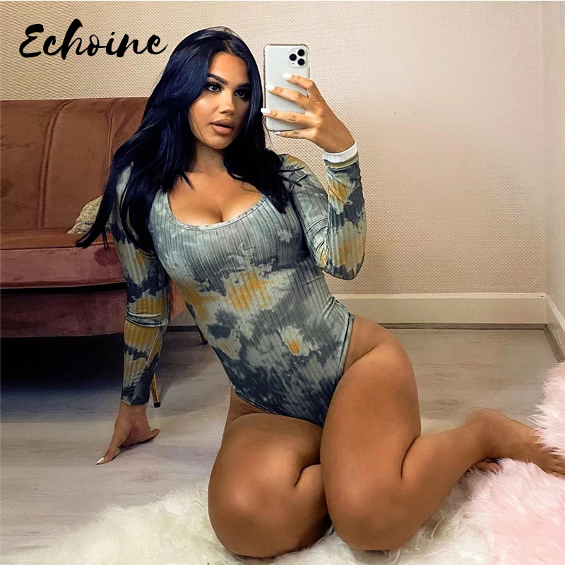 2020 Long Sleeve Tie Dye Square Collar Sexy Bodysuit Summer Women Fashion Streetwear Outfits Bodycon Romper Body Club Outfits
2020 Long Sleeve Tie Dye Square Collar Sexy Bodysuit Summer Women Fashion Streetwear Outfits Bodycon Romper Body Club Outfits