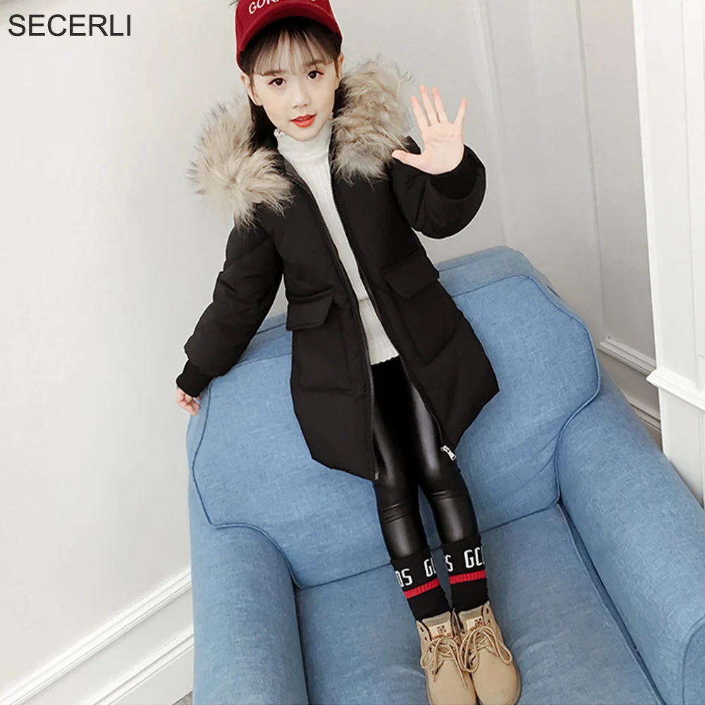 Kids Long Jacket For Girls Winter Coat Cotton Padded Fur Hooded 3 to 12years Teenage Children Winter Parkas
Kids Long Jacket For Girls Winter Coat Cotton Padded Fur Hooded 3 to 12years Teenage Children Winter Parkas