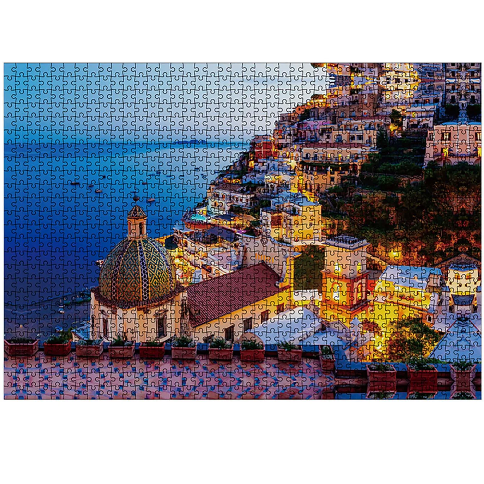 HIINST 1000pcs Romantic Seaside Castle Picture Jigsaw Puzzle Toys Kids educational Toy Adult Building Block Game 
HIINST 1000pcs Romantic Seaside Castle Picture Jigsaw Puzzle Toys Kids educational Toy Adult Building Block Game