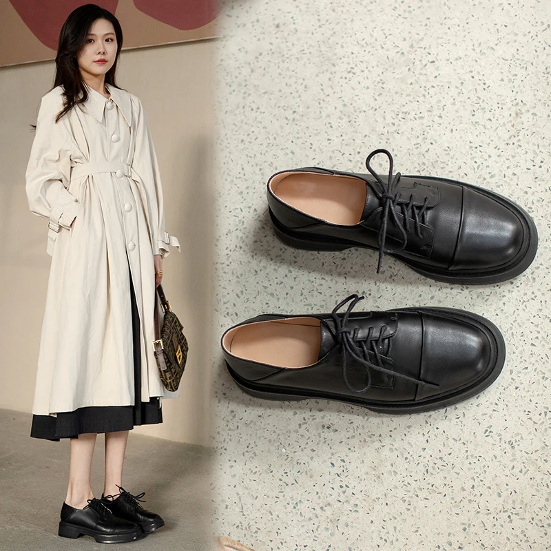 HOT Women pumps natural leather 22-24.5cm Cowhide Cowhide upper + sheepskin insole loafers Fashionable and versatile 2 colors 
HOT Women pumps natural leather 22-24.5cm Cowhide Cowhide upper + sheepskin insole loafers Fashionable and versatile 2 colors