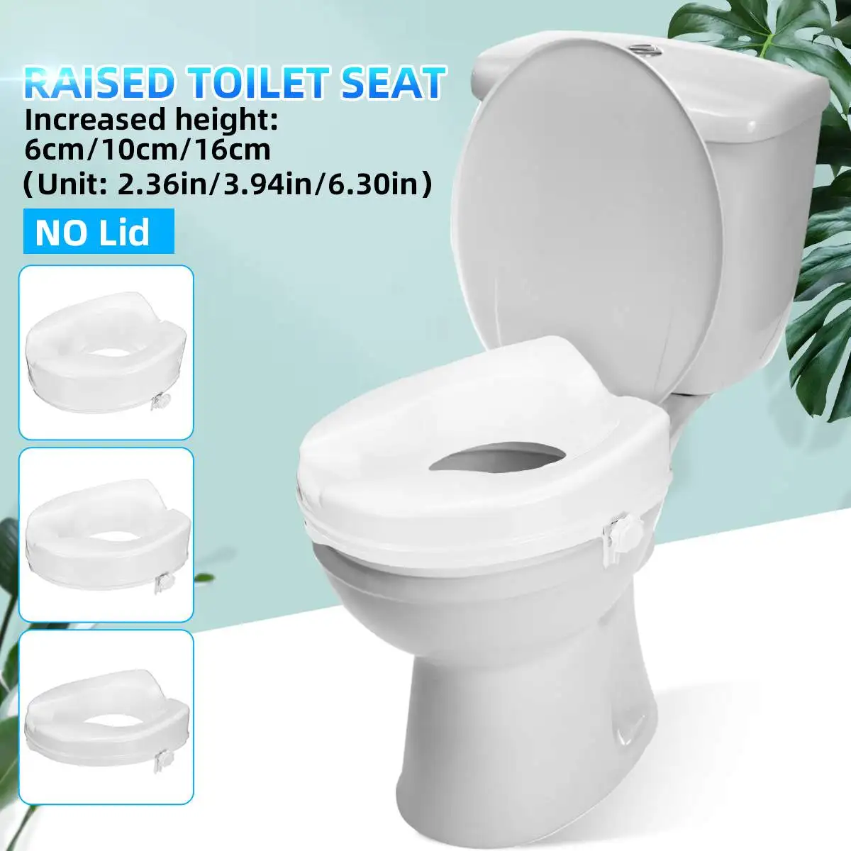 6cm/10cm/16cm Bathroom Raised Toilet Seat Height Elevated Safety Lift Without Cover Disabled Elder Pregnant Safety Toilet Seat
6cm/10cm/16cm Bathroom Raised Toilet Seat Height Elevated Safety Lift Without Cover Disabled Elder Pregnant Safety Toilet Seat