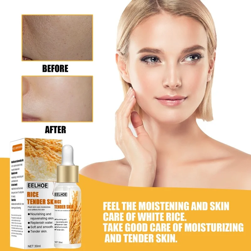 Rice Whitening Essence Rice Cream Brightens Skin Moisturizing Skin Moisturizing Liquid Cream Face Serum Anti Wrinkle Skin Care
Rice Whitening Essence Rice Cream Brightens Skin Moisturizing Skin Moisturizing Liquid Cream Face Serum Anti Wrinkle Skin Care