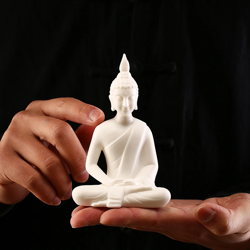 Porcelain 13CM Buddha Ornaments Handmade Ceramic Figure Statue Japanese Minimalist Style Feng Shui Desktop Decoration
Porcelain 13CM Buddha Ornaments Handmade Ceramic Figure Statue Japanese Minimalist Style Feng Shui Desktop Decoration