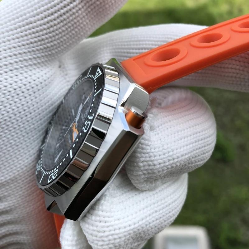 STEELDIVE1969 professional engineers deep automatic mechanical man watch waterproof torpedo luminous watch 1200 m deep ocean
STEELDIVE1969 professional engineers deep automatic mechanical man watch waterproof torpedo luminous watch 1200 m deep ocean