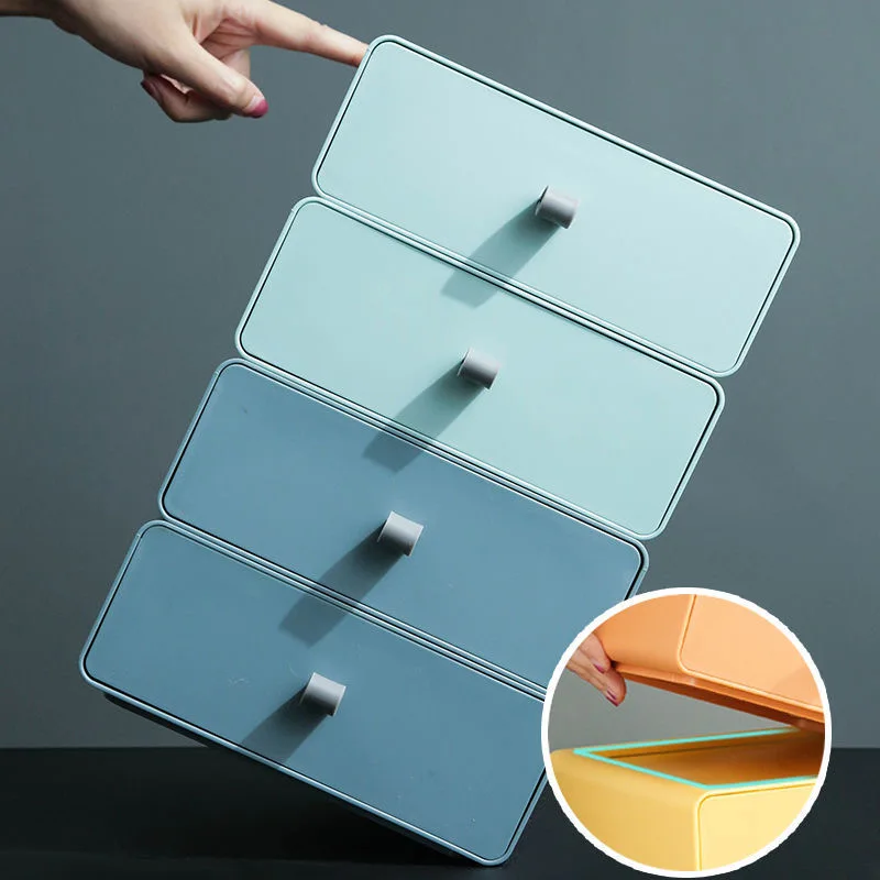New Desktop Organizer Drawer Makeup Storage Box Stackable Jewelry Container Large Capacity Mask Office Storage Medicine Case Box
New Desktop Organizer Drawer Makeup Storage Box Stackable Jewelry Container Large Capacity Mask Office Storage Medicine Case Box