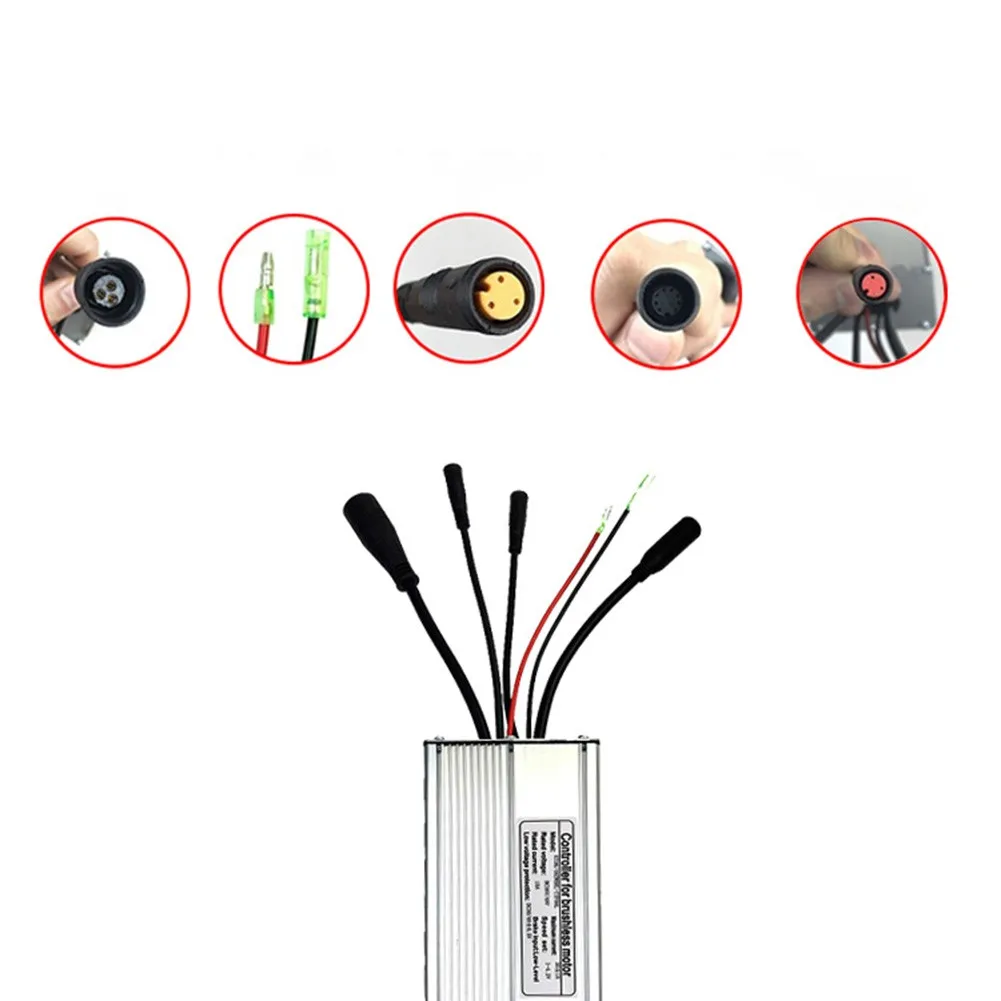 36/48V KT30A E-bike Square Wave Waterproof Controller With Lightline For 1000W Brushless Moto 12mos 3pin Waterproof Plug 1
36/48V KT30A E-bike Square Wave Waterproof Controller With Lightline For 1000W Brushless Moto 12mos 3pin Waterproof Plug 1