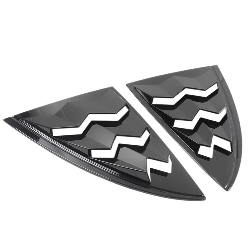 2Pcs Sport Style Bright Black Quarter Rear Window Louver Shutter Scoops for Tesla Model 3 2017-2021
2Pcs Sport Style Bright Black Quarter Rear Window Louver Shutter Scoops for Tesla Model 3 2017-2021
