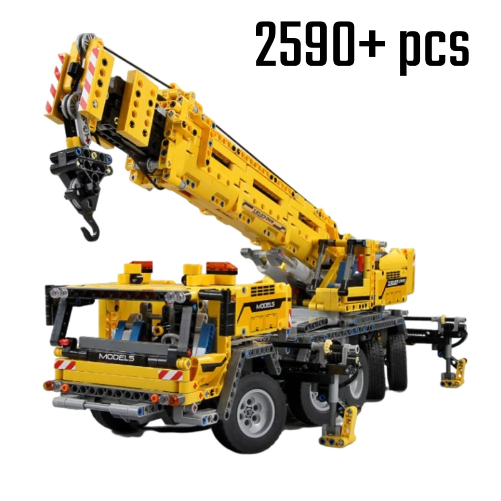 MOULD KING MOC High-Tech Building Blocks Motor Power Mobile Crane Mk II Truck Model sets Bricks Kids DIY Toys Christmas Gifts
MOULD KING MOC High-Tech Building Blocks Motor Power Mobile Crane Mk II Truck Model sets Bricks Kids DIY Toys Christmas Gifts