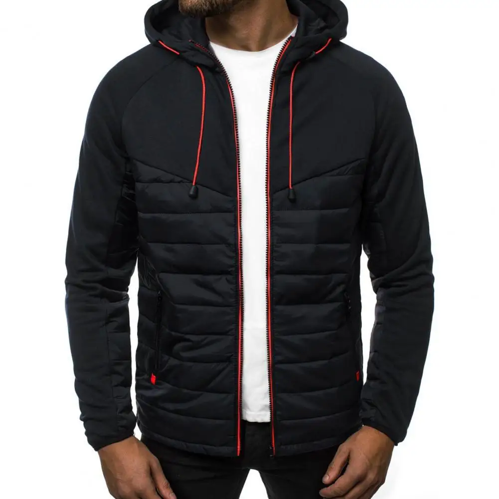 Hooded Jacket Men Casual Autumn Winter Coat Hoodie Contrast Color Autumn Winter Patchwork Filled Cotton Sweatshirt for Casual
Hooded Jacket Men Casual Autumn Winter Coat Hoodie Contrast Color Autumn Winter Patchwork Filled Cotton Sweatshirt for Casual