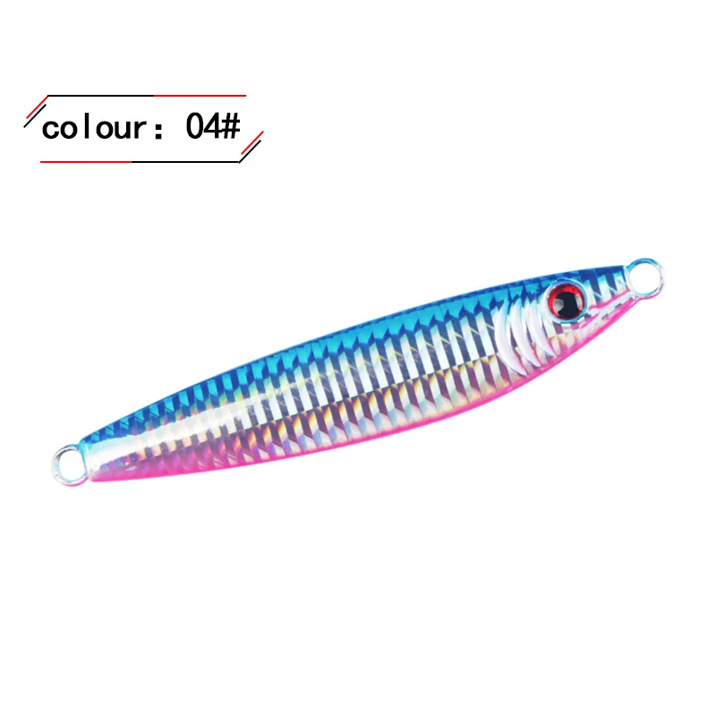 New Arrival Fishing Lure Micro Jig Minnow Bearking Easy Shiner Chatter Bait 12cm 200g Metal Casting Jigging lure Artificial Bait
New Arrival Fishing Lure Micro Jig Minnow Bearking Easy Shiner Chatter Bait 12cm 200g Metal Casting Jigging lure Artificial Bait